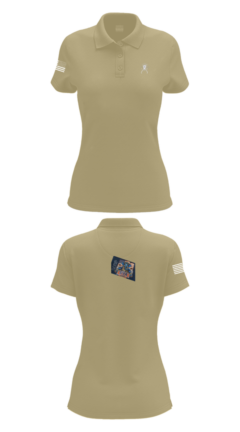 Womens Short Sleeve Performance Polo, TITAN BN, Army, Teamtime, Team time, sublimation, custom sports apparel, team uniforms, spirit wear, spiritwear, sports uniforms, custom shirts, team store, custom team store, fundraiser sports, apparel fundraiser