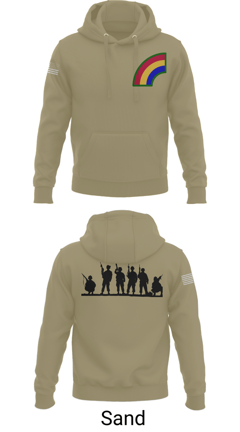 Hoodie, 42ND Infantry Division, Army, Teamtime, Team time, sublimation, custom sports apparel, team uniforms, spirit wear, spiritwear, sports uniforms, custom shirts, team store, custom team store, fundraiser sports, apparel fundraiser