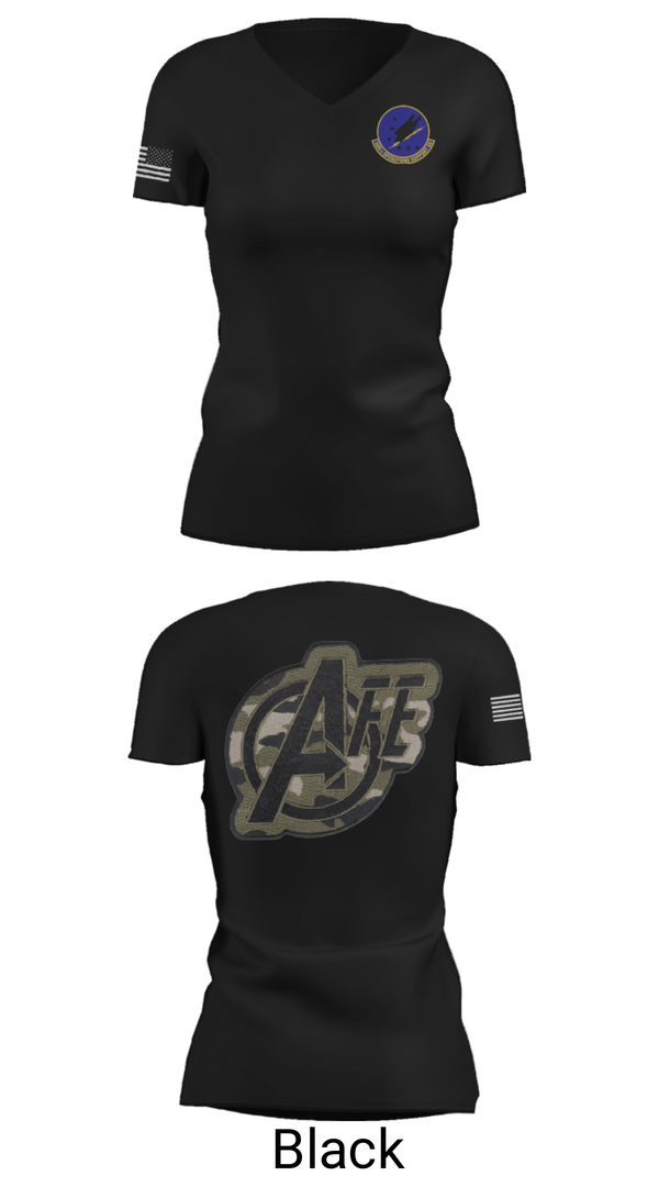Womens Short Sleeve Vneck Shirt, 509 OSS, Air Force, Teamtime, Team time, sublimation, custom sports apparel, team uniforms, spirit wear, spiritwear, sports uniforms, custom shirts, team store, custom team store, fundraiser sports, apparel fundraiser