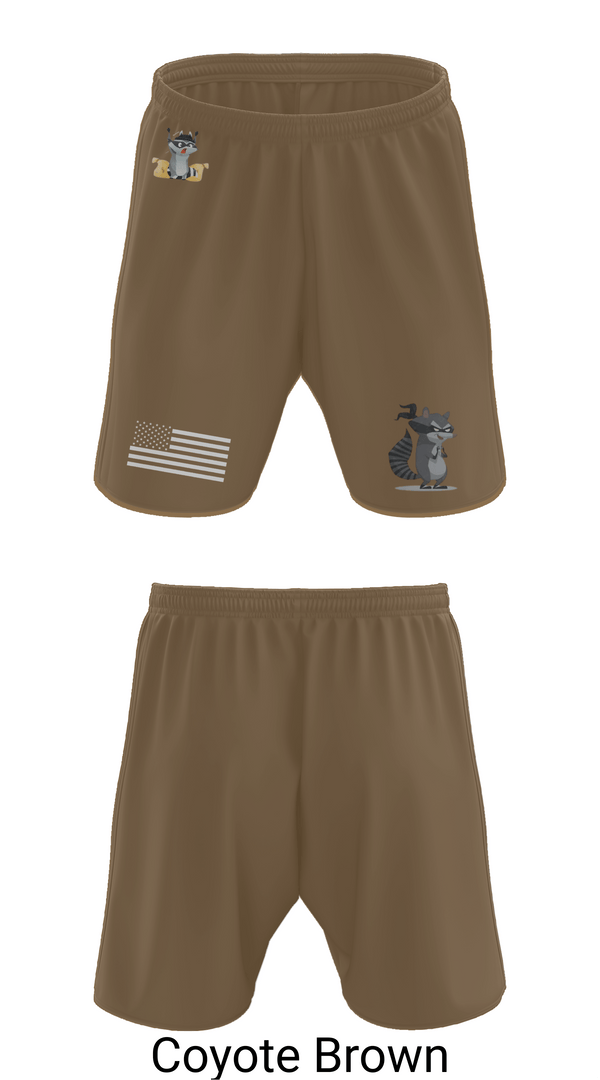 Athletic Shorts With Pockets, 2-2 B Co., Army, Teamtime, Team time, sublimation, custom sports apparel, team uniforms, spirit wear, spiritwear, sports uniforms, custom shirts, team store, custom team store, fundraiser sports, apparel fundraiser