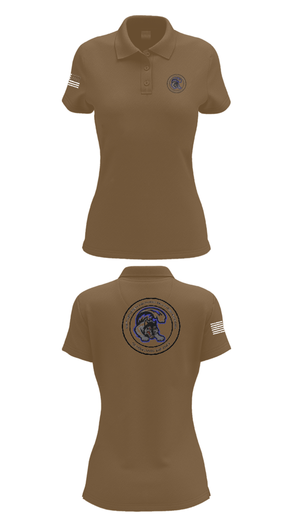 Womens Short Sleeve Performance Polo, 1184th DDSB, Army, Teamtime, Team time, sublimation, custom sports apparel, team uniforms, spirit wear, spiritwear, sports uniforms, custom shirts, team store, custom team store, fundraiser sports, apparel fundraiser