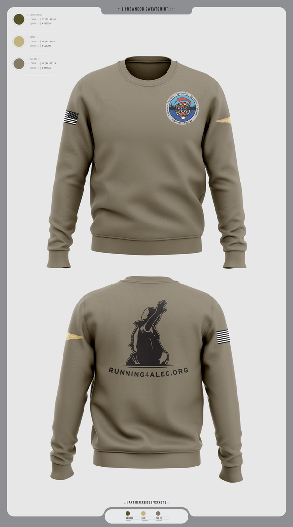 Crew Neck Sweatshirt, HMH-361 Flying Tigers, , Teamtime, Team time, sublimation, custom sports apparel, team uniforms, spirit wear, spiritwear, sports uniforms, custom shirts, team store, custom team store, fundraiser sports, apparel fundraiser