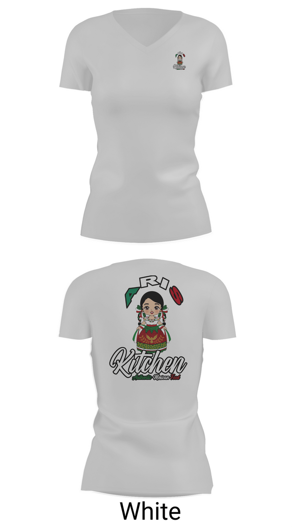 Womens Short Sleeve Vneck Shirt, Aris Kitchen, , Teamtime, Team time, sublimation, custom sports apparel, team uniforms, spirit wear, spiritwear, sports uniforms, custom shirts, team store, custom team store, fundraiser sports, apparel fundraiser