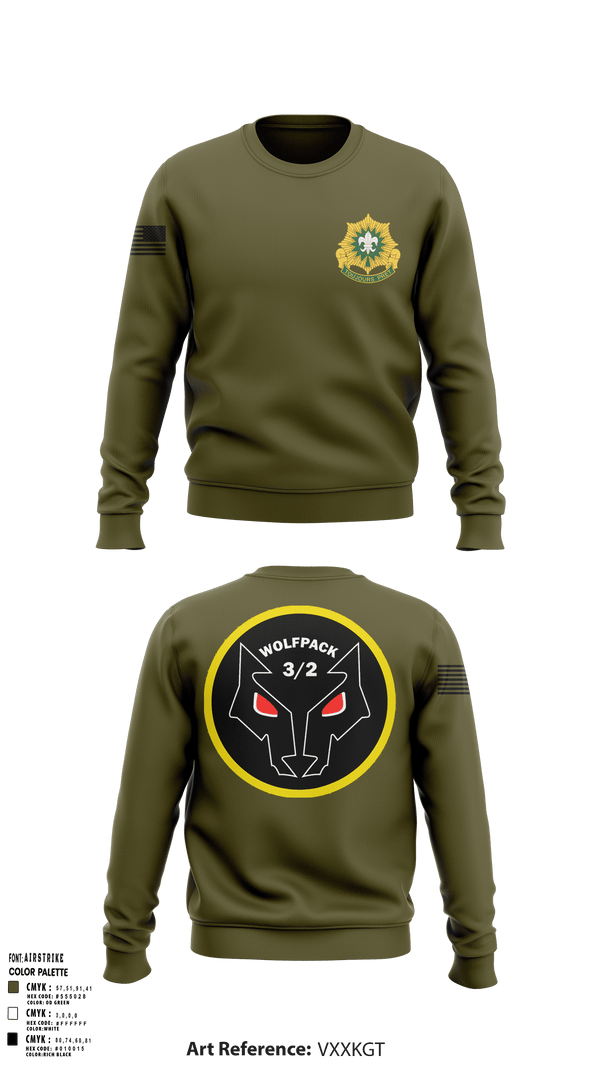 Crew Neck Sweatshirt, Fury TRP 3/2CR, Army, Teamtime, Team time, sublimation, custom sports apparel, team uniforms, spirit wear, spiritwear, sports uniforms, custom shirts, team store, custom team store, fundraiser sports, apparel fundraiser