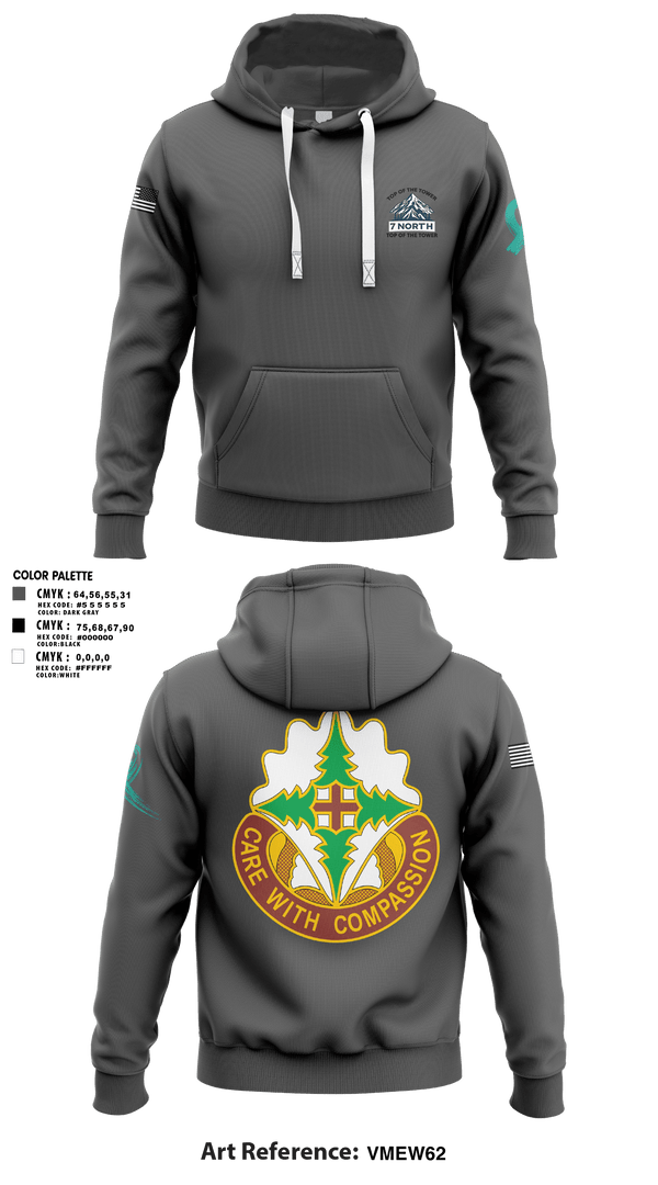 Hoodie, MAMC7N A Co MAMC, Army, Teamtime, Team time, sublimation, custom sports apparel, team uniforms, spirit wear, spiritwear, sports uniforms, custom shirts, team store, custom team store, fundraiser sports, apparel fundraiser