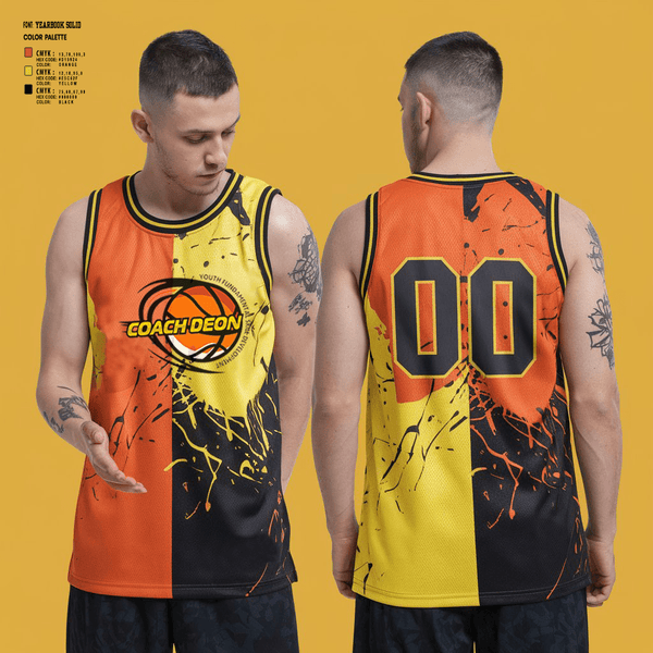 Mens Basketball Jersey, Coach Deon Fundamental Youth Basketball Training, Men's Basketball, Teamtime, Team time, sublimation, custom sports apparel, team uniforms, spirit wear, spiritwear, sports uniforms, custom shirts, team store, custom team store, fundraiser sports, apparel fundraiser