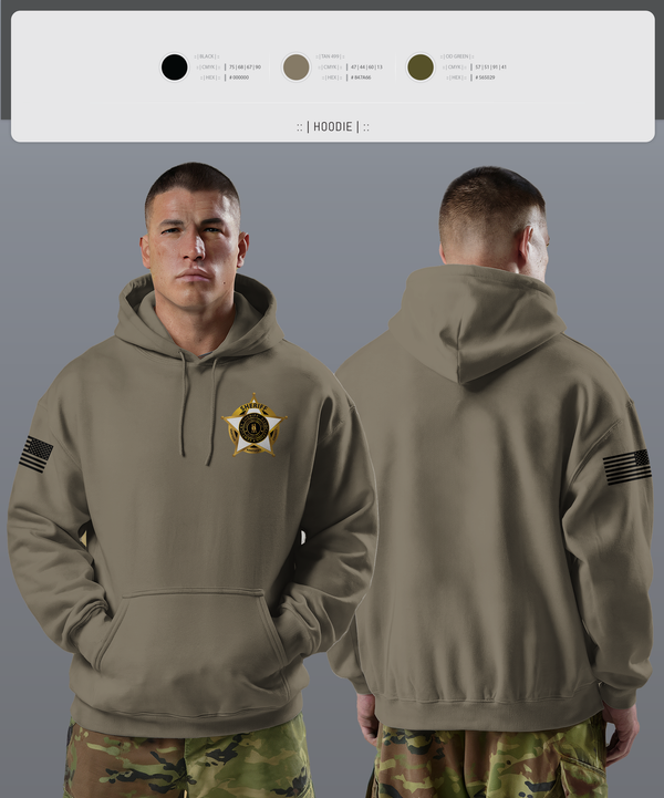 Hoodie, Deputy Cleveland, Police, Teamtime, Team time, sublimation, custom sports apparel, team uniforms, spirit wear, spiritwear, sports uniforms, custom shirts, team store, custom team store, fundraiser sports, apparel fundraiser