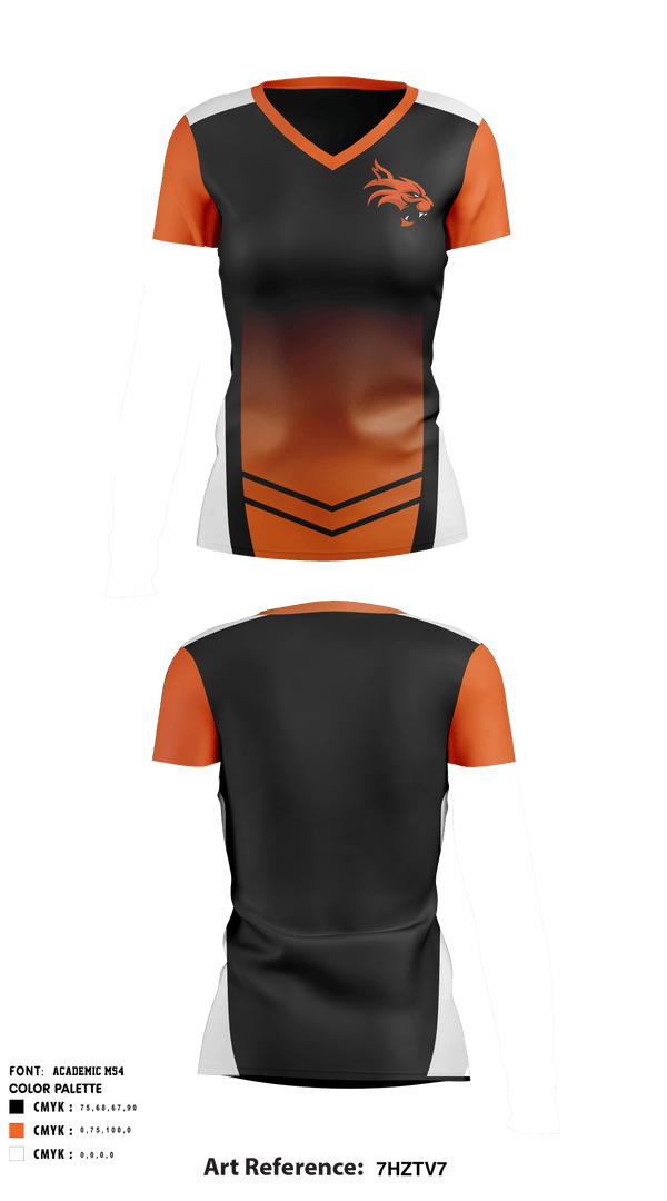 Women's Short Sleeve Vneck Shirt, Greeley Central High School Volleyball, Women's Volleyball, Teamtime, Team time, sublimation, custom sports apparel, team uniforms, spirit wear, spiritwear, sports uniforms, custom shirts, team store, custom team store, fundraiser sports, apparel fundraiser