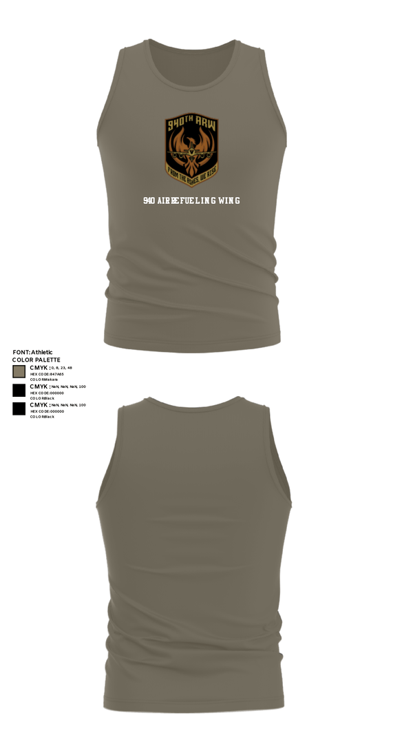 Tank Top, 940 Air Refueling Wing, , Teamtime, Team time, sublimation, custom sports apparel, team uniforms, spirit wear, spiritwear, sports uniforms, custom shirts, team store, custom team store, fundraiser sports, apparel fundraiser