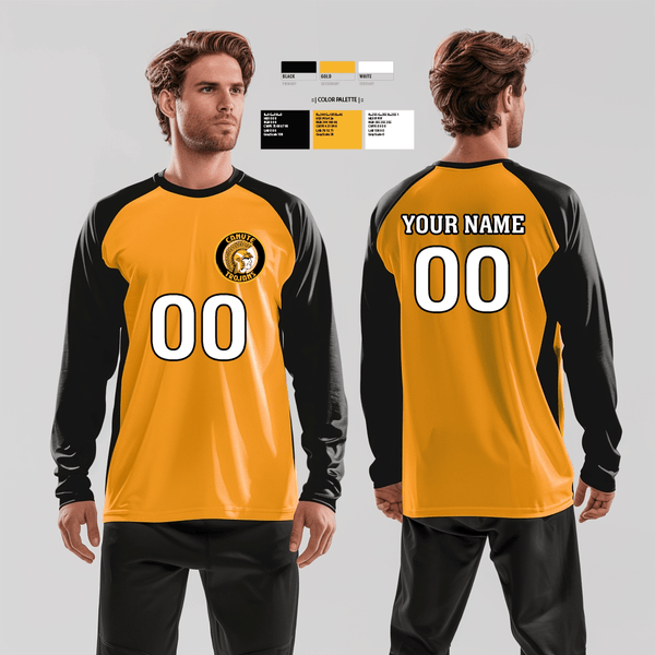 Long Sleeve Performance Shirt, Canute High School Volleyball, Men's Volleyball, Teamtime, Team time, sublimation, custom sports apparel, team uniforms, spirit wear, spiritwear, sports uniforms, custom shirts, team store, custom team store, fundraiser sports, apparel fundraiser