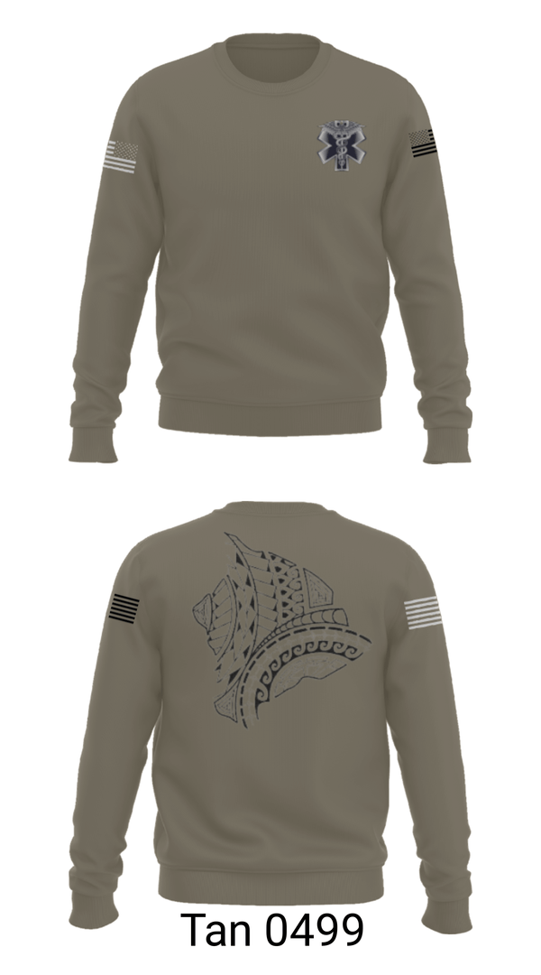 Crew Neck Sweatshirt, MEDICS, National Guard, Teamtime, Team time, sublimation, custom sports apparel, team uniforms, spirit wear, spiritwear, sports uniforms, custom shirts, team store, custom team store, fundraiser sports, apparel fundraiser
