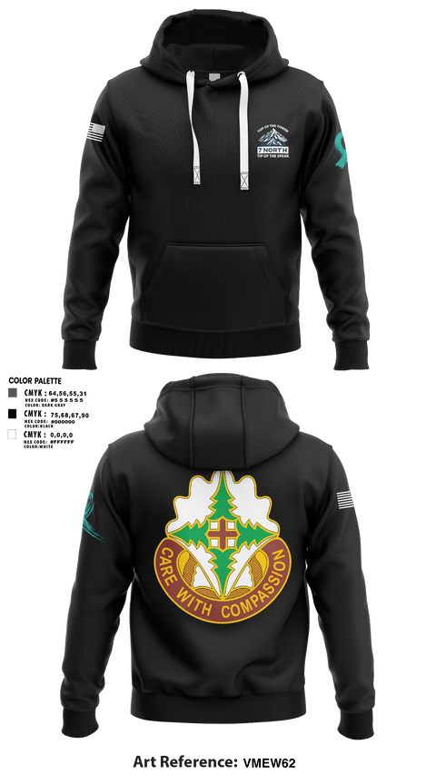 Hoodie, MAMC7N A Co MAMC, Army, Teamtime, Team time, sublimation, custom sports apparel, team uniforms, spirit wear, spiritwear, sports uniforms, custom shirts, team store, custom team store, fundraiser sports, apparel fundraiser
