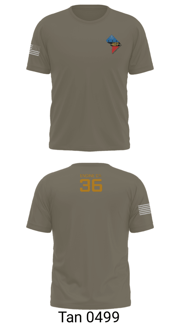 Short Sleeve Performance Shirt, Rescue Engine 56DCFD RTC407, Fire Department, Teamtime, Team time, sublimation, custom sports apparel, team uniforms, spirit wear, spiritwear, sports uniforms, custom shirts, team store, custom team store, fundraiser sports, apparel fundraiser