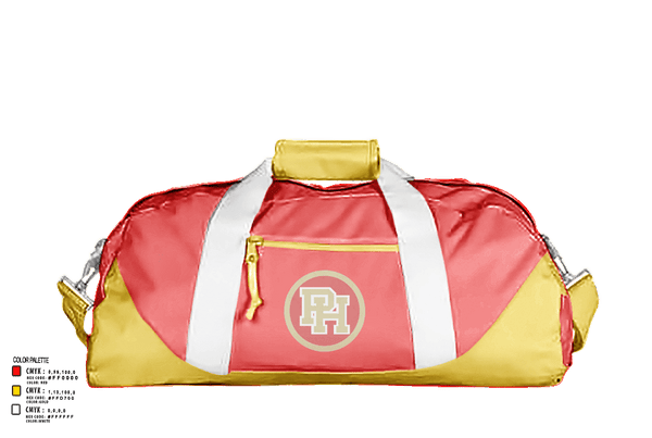 Duffle Bag, Penn Hills High School Cheer, Cheer, Teamtime, Team time, sublimation, custom sports apparel, team uniforms, spirit wear, spiritwear, sports uniforms, custom shirts, team store, custom team store, fundraiser sports, apparel fundraiser