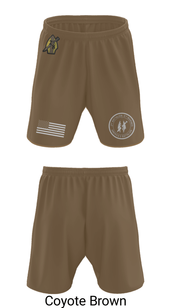 Athletic Shorts With Pockets, 2nd bn 8th Marines, Marines, Teamtime, Team time, sublimation, custom sports apparel, team uniforms, spirit wear, spiritwear, sports uniforms, custom shirts, team store, custom team store, fundraiser sports, apparel fundraiser