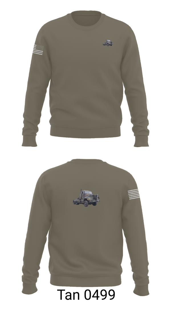 Crew Neck Sweatshirt, 617th Transportation Company, Army, Teamtime, Team time, sublimation, custom sports apparel, team uniforms, spirit wear, spiritwear, sports uniforms, custom shirts, team store, custom team store, fundraiser sports, apparel fundraiser