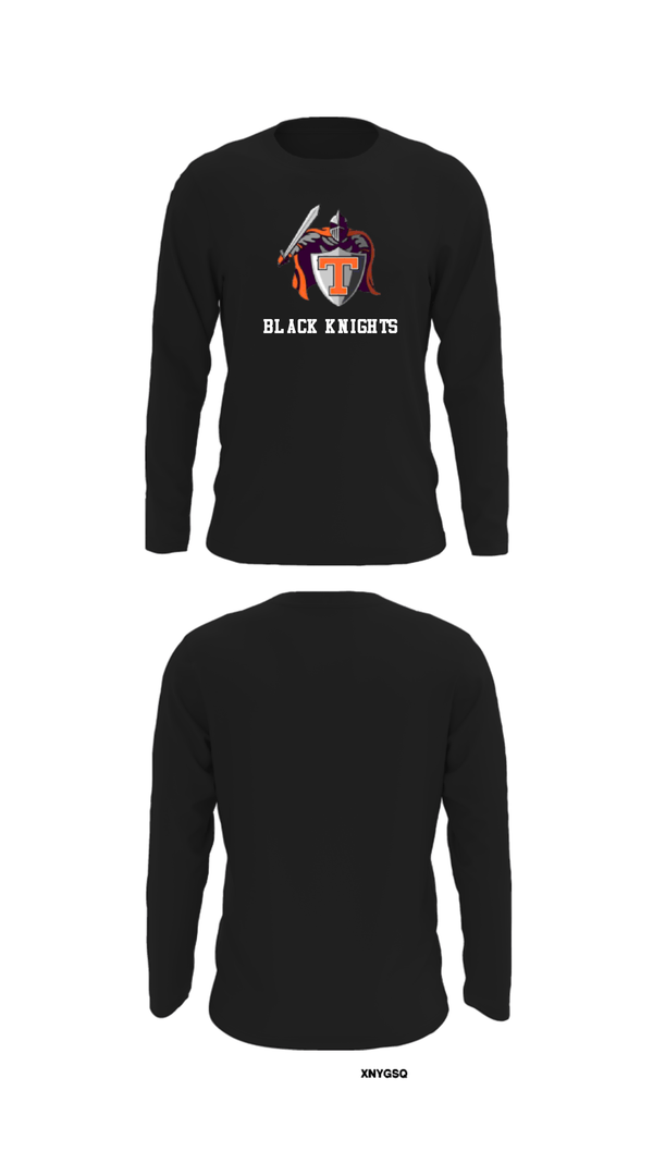 Long Sleeve Performance Shirt, Black Knights, Wrestling, Teamtime, Team time, sublimation, custom sports apparel, team uniforms, spirit wear, spiritwear, sports uniforms, custom shirts, team store, custom team store, fundraiser sports, apparel fundraiser