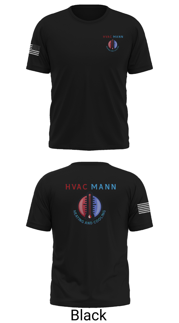 Old School Cotton Feel Shirt, Hvacmannllc, , Teamtime, Team time, sublimation, custom sports apparel, team uniforms, spirit wear, spiritwear, sports uniforms, custom shirts, team store, custom team store, fundraiser sports, apparel fundraiser