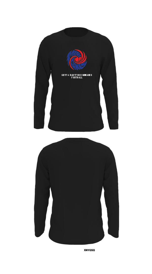 Long Sleeve Performance Shirt, GHYFA Hartford Minicanes Football, Football, Teamtime, Team time, sublimation, custom sports apparel, team uniforms, spirit wear, spiritwear, sports uniforms, custom shirts, team store, custom team store, fundraiser sports, apparel fundraiser