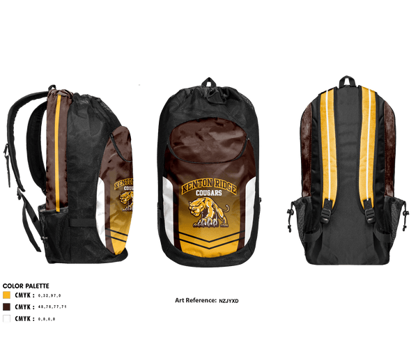 Gear Bag, Kenton Ridge High School Volleyball, Women's Volleyball, Teamtime, Team time, sublimation, custom sports apparel, team uniforms, spirit wear, spiritwear, sports uniforms, custom shirts, team store, custom team store, fundraiser sports, apparel fundraiser