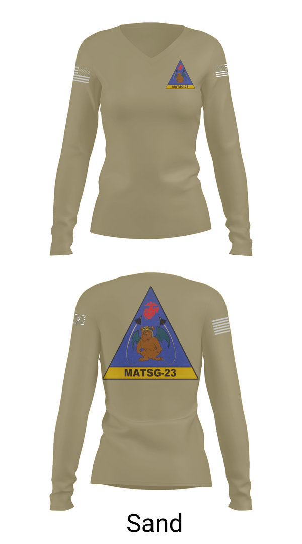 Womens Long Sleeve Vneck Shirt, matsg-23, Marines, Teamtime, Team time, sublimation, custom sports apparel, team uniforms, spirit wear, spiritwear, sports uniforms, custom shirts, team store, custom team store, fundraiser sports, apparel fundraiser