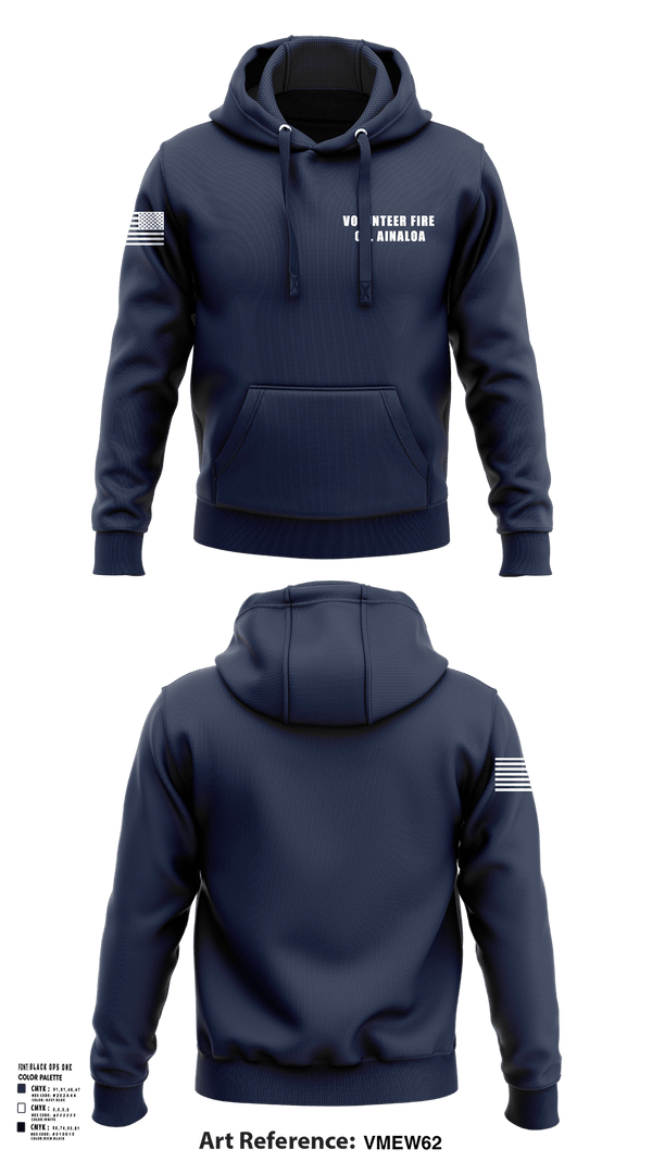 Hoodie, Volunteer Fire Co. Ainaloa, Fire Department, Teamtime, Team time, sublimation, custom sports apparel, team uniforms, spirit wear, spiritwear, sports uniforms, custom shirts, team store, custom team store, fundraiser sports, apparel fundraiser