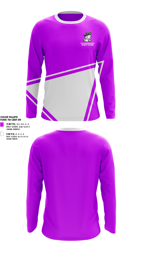Long Sleeve Performance Shirt, Ticonderoga Senior High School, Spirit Store, Teamtime, Team time, sublimation, custom sports apparel, team uniforms, spirit wear, spiritwear, sports uniforms, custom shirts, team store, custom team store, fundraiser sports, apparel fundraiser