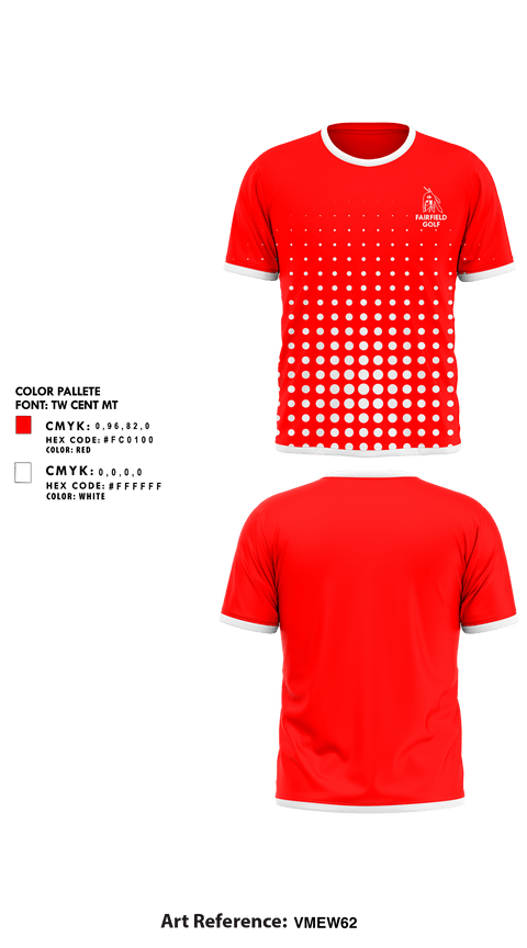 Short Sleeve Performance Shirt, Fairfield Senior High School Golf, Golf, Teamtime, Team time, sublimation, custom sports apparel, team uniforms, spirit wear, spiritwear, sports uniforms, custom shirts, team store, custom team store, fundraiser sports, apparel fundraiser