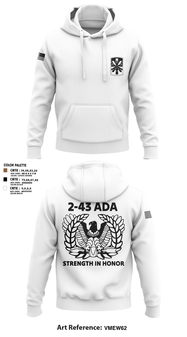 Hoodie, 2/43 ADA, Army, Teamtime, Team time, sublimation, custom sports apparel, team uniforms, spirit wear, spiritwear, sports uniforms, custom shirts, team store, custom team store, fundraiser sports, apparel fundraiser