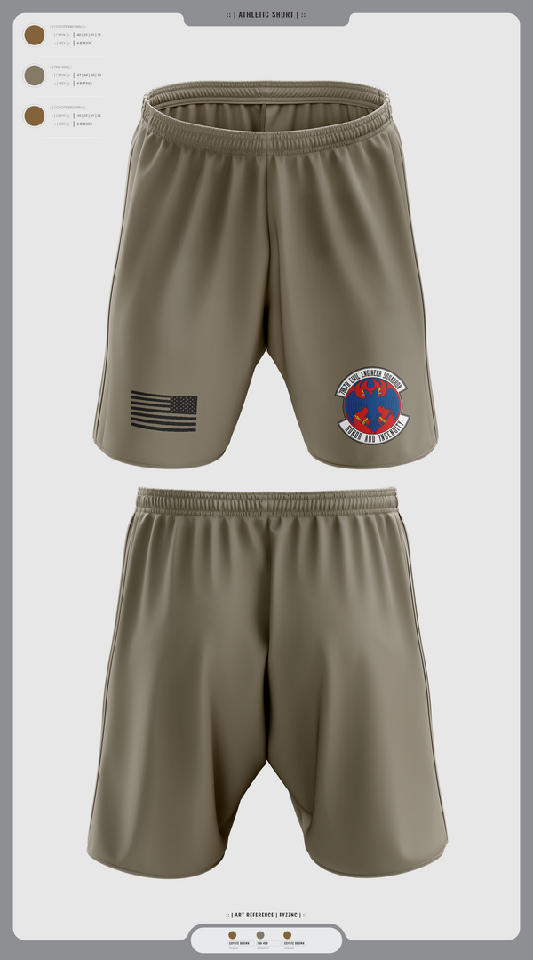 Athletic Shorts With Pockets, 786th CES, Air Force, Teamtime, Team time, sublimation, custom sports apparel, team uniforms, spirit wear, spiritwear, sports uniforms, custom shirts, team store, custom team store, fundraiser sports, apparel fundraiser
