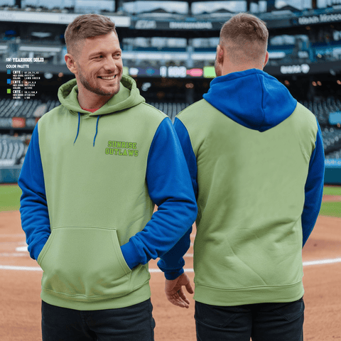 Hoodie, Sunrise Outlaws, Softball, Teamtime, Team time, sublimation, custom sports apparel, team uniforms, spirit wear, spiritwear, sports uniforms, custom shirts, team store, custom team store, fundraiser sports, apparel fundraiser