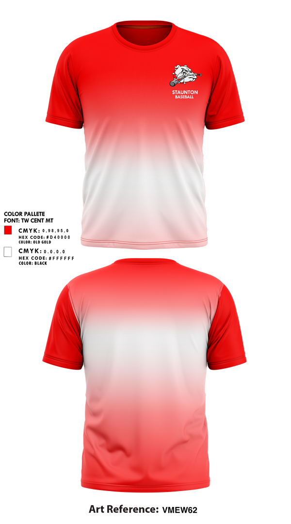Short Sleeve Performance Shirt, Staunton High School Baseball, Baseball, Teamtime, Team time, sublimation, custom sports apparel, team uniforms, spirit wear, spiritwear, sports uniforms, custom shirts, team store, custom team store, fundraiser sports, apparel fundraiser