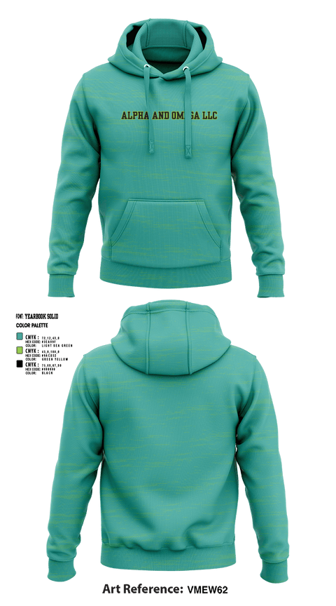 Hoodie, Alpha and Omega LLC, , Teamtime, Team time, sublimation, custom sports apparel, team uniforms, spirit wear, spiritwear, sports uniforms, custom shirts, team store, custom team store, fundraiser sports, apparel fundraiser