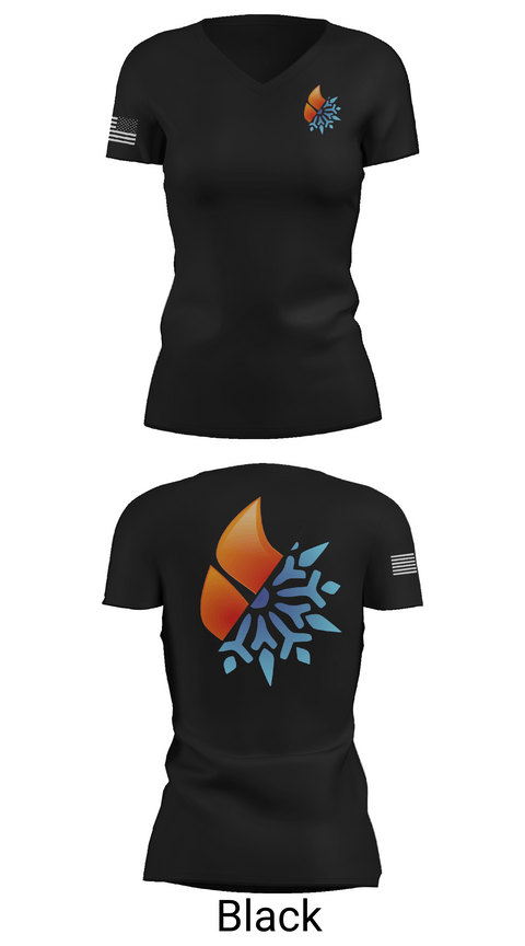 Womens Short Sleeve Vneck Shirt, Pointer services hvac, , Teamtime, Team time, sublimation, custom sports apparel, team uniforms, spirit wear, spiritwear, sports uniforms, custom shirts, team store, custom team store, fundraiser sports, apparel fundraiser