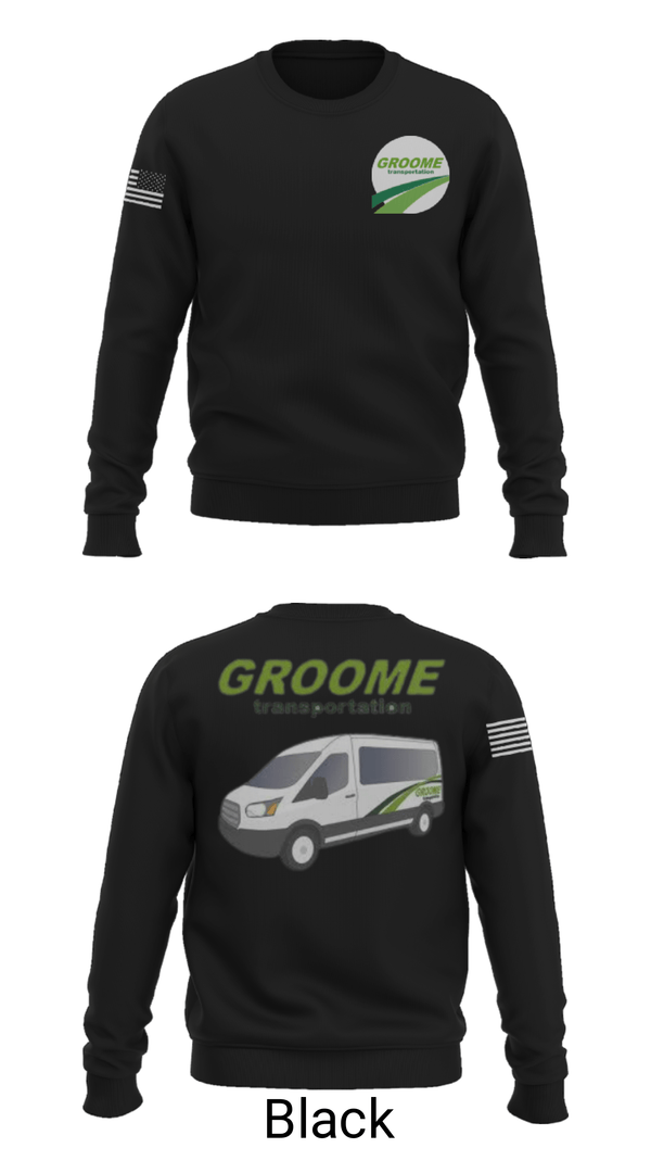 Crew Neck Sweatshirt, Groome Transportation, , Teamtime, Team time, sublimation, custom sports apparel, team uniforms, spirit wear, spiritwear, sports uniforms, custom shirts, team store, custom team store, fundraiser sports, apparel fundraiser
