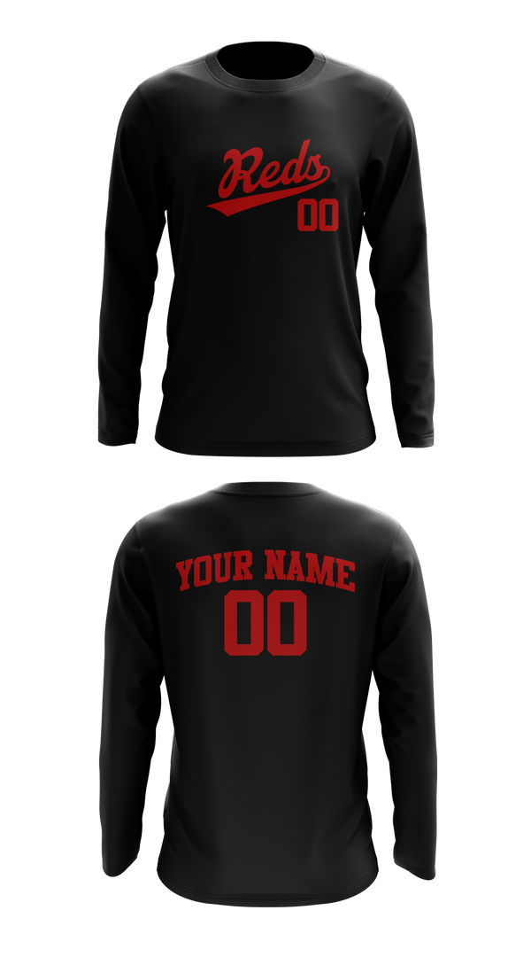 Long Sleeve Performance Shirt, IWV Youth Baseball, Baseball, Teamtime, Team time, sublimation, custom sports apparel, team uniforms, spirit wear, spiritwear, sports uniforms, custom shirts, team store, custom team store, fundraiser sports, apparel fundraiser