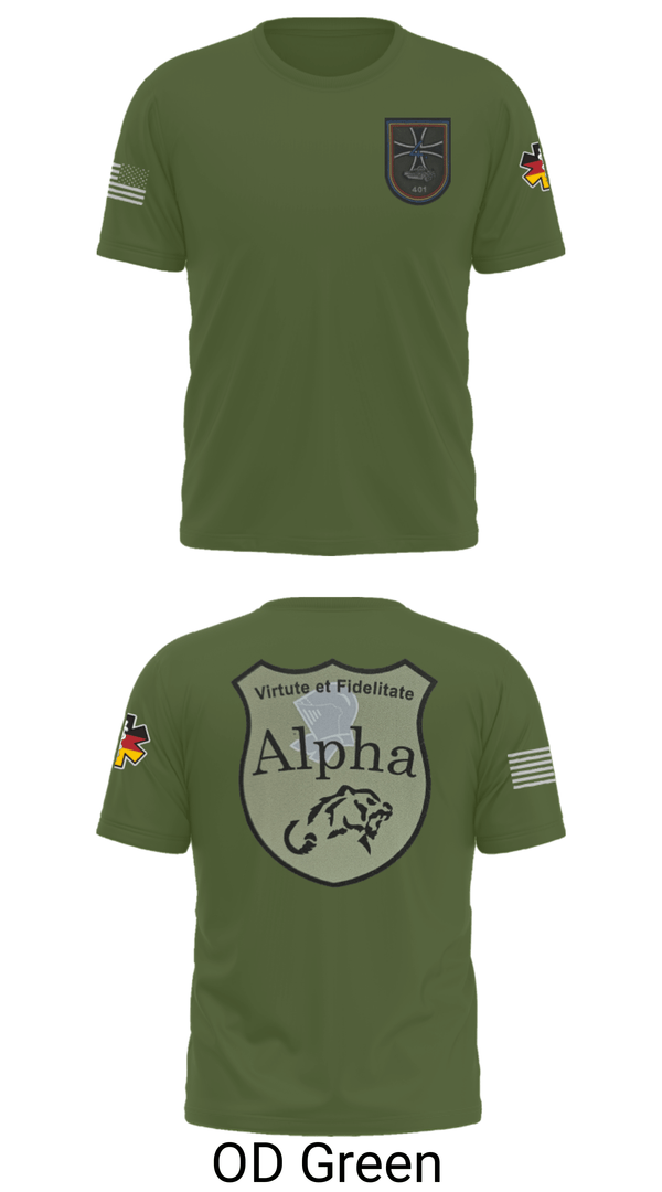 Short Sleeve Performance Shirt, 4./401 PzGrenBtl, Army, Teamtime, Team time, sublimation, custom sports apparel, team uniforms, spirit wear, spiritwear, sports uniforms, custom shirts, team store, custom team store, fundraiser sports, apparel fundraiser