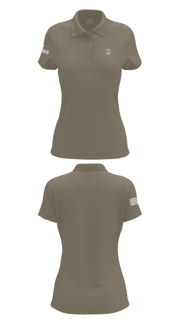 Women's Short Sleeve Performance Polo, Haskell Police Department, Police, Teamtime, Team time, sublimation, custom sports apparel, team uniforms, spirit wear, spiritwear, sports uniforms, custom shirts, team store, custom team store, fundraiser sports, apparel fundraiser
