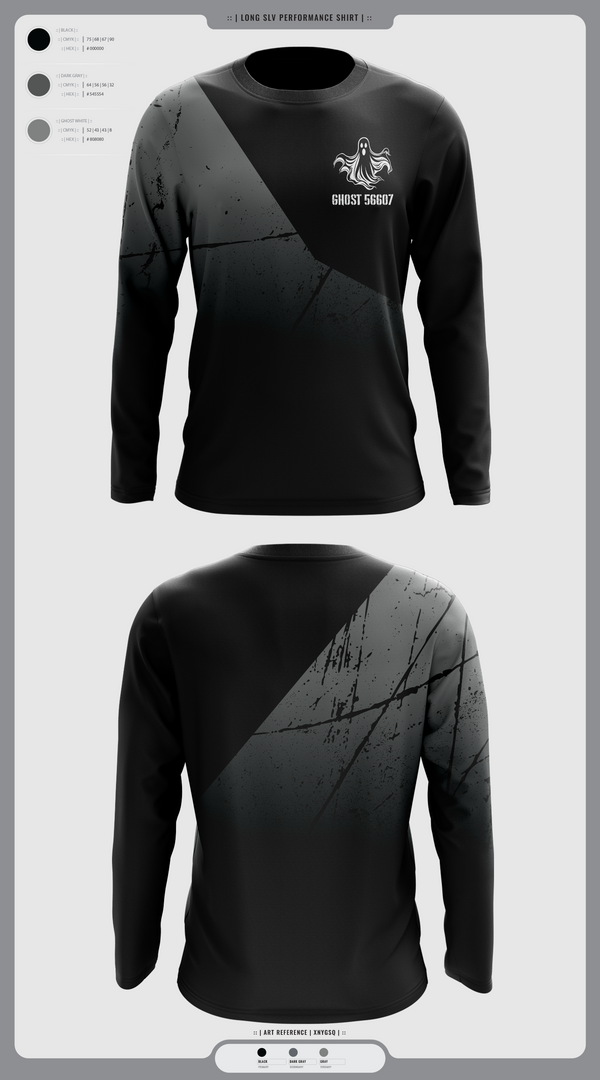 Long Sleeve Performance Shirt, GHOST, Spirit Store, Teamtime, Team time, sublimation, custom sports apparel, team uniforms, spirit wear, spiritwear, sports uniforms, custom shirts, team store, custom team store, fundraiser sports, apparel fundraiser