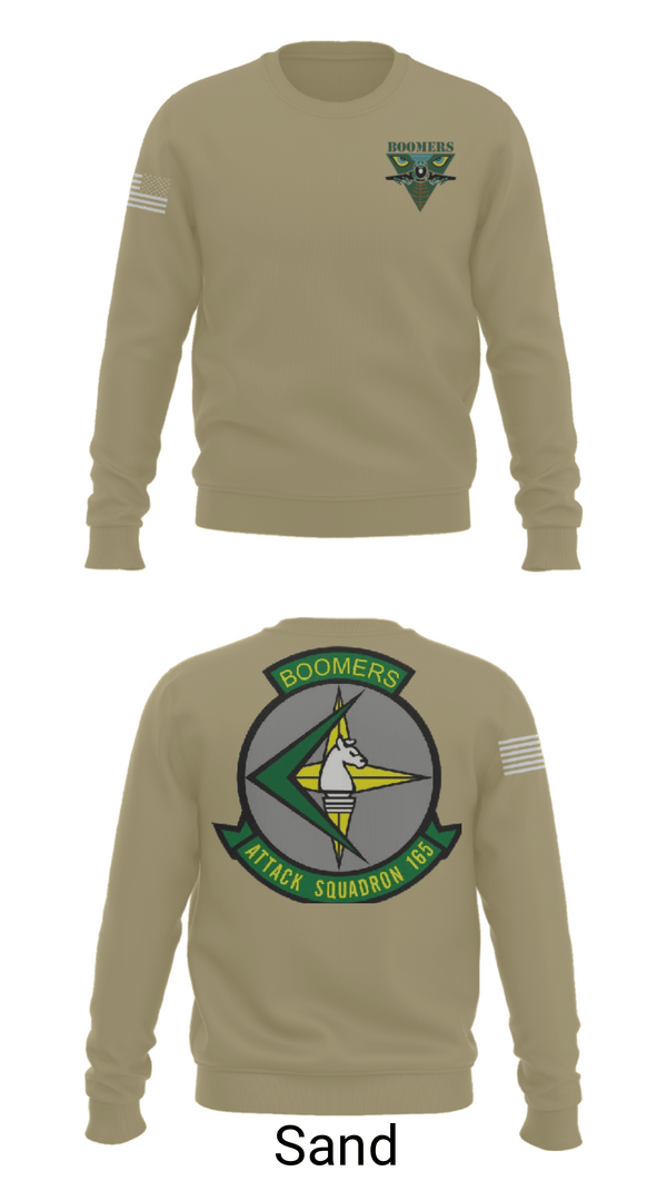 Crew Neck Sweatshirt, VA-165 Boomers, , Teamtime, Team time, sublimation, custom sports apparel, team uniforms, spirit wear, spiritwear, sports uniforms, custom shirts, team store, custom team store, fundraiser sports, apparel fundraiser