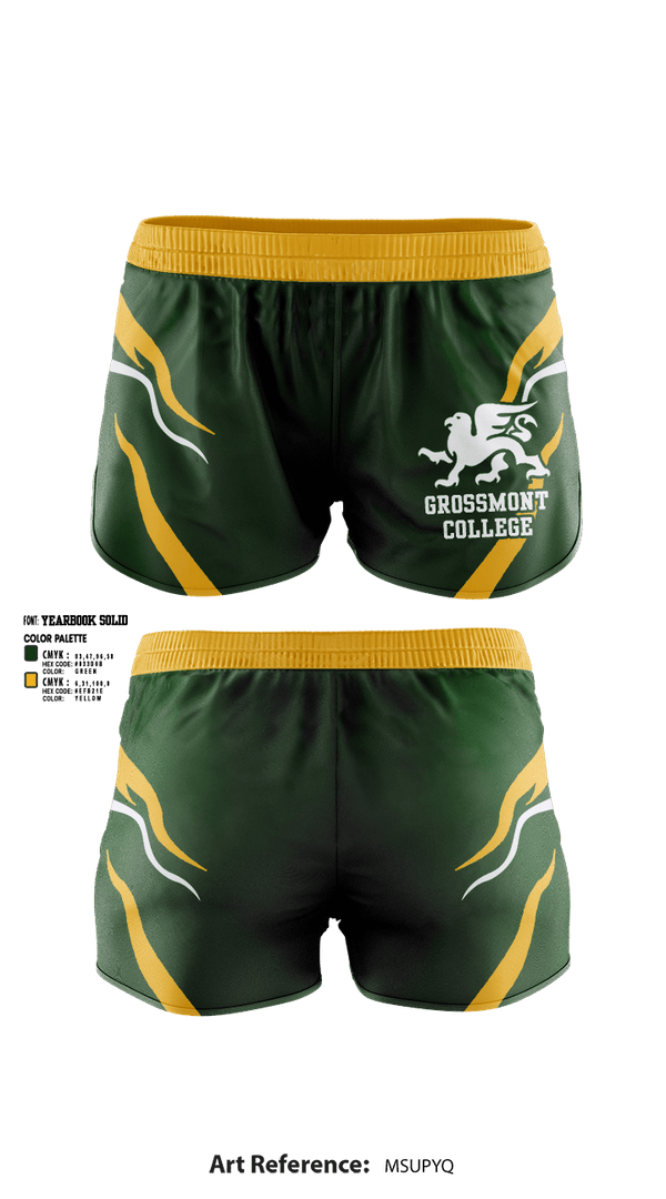 Womens Shorts, Grossmont College Softball, Softball, Teamtime, Team time, sublimation, custom sports apparel, team uniforms, spirit wear, spiritwear, sports uniforms, custom shirts, team store, custom team store, fundraiser sports, apparel fundraiser