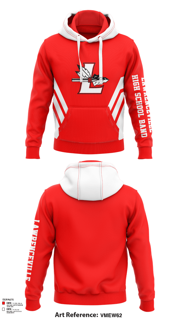 Hoodie, Lawrenceville High School Band, Spirit Store, Teamtime, Team time, sublimation, custom sports apparel, team uniforms, spirit wear, spiritwear, sports uniforms, custom shirts, team store, custom team store, fundraiser sports, apparel fundraiser