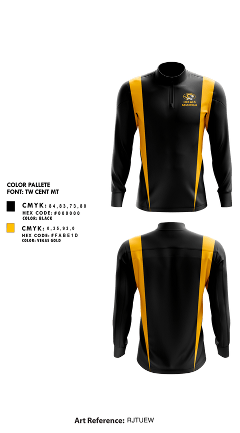 Quarter Zip Jacket, Dekalb High School Basketball, Women's Basketball, Teamtime, Team time, sublimation, custom sports apparel, team uniforms, spirit wear, spiritwear, sports uniforms, custom shirts, team store, custom team store, fundraiser sports, apparel fundraiser