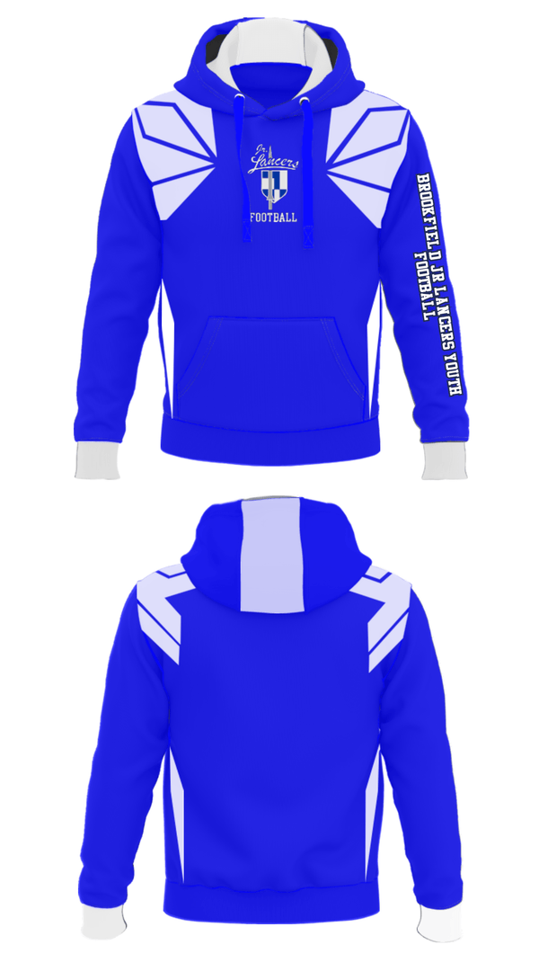 Hoodie, Brookfield Jr Lancers Youth Football, Football, Teamtime, Team time, sublimation, custom sports apparel, team uniforms, spirit wear, spiritwear, sports uniforms, custom shirts, team store, custom team store, fundraiser sports, apparel fundraiser
