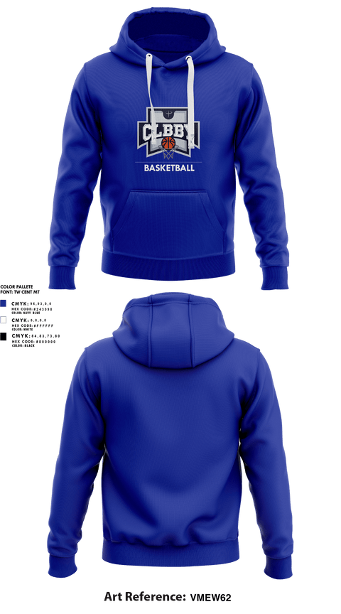 Hoodie, CLBBY Basketball, Men's Basketball, Teamtime, Team time, sublimation, custom sports apparel, team uniforms, spirit wear, spiritwear, sports uniforms, custom shirts, team store, custom team store, fundraiser sports, apparel fundraiser