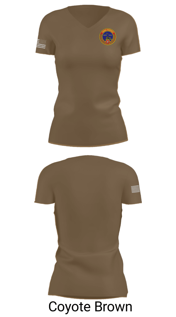 Women's Short Sleeve Vneck Shirt, Fort meade, Marines, Teamtime, Team time, sublimation, custom sports apparel, team uniforms, spirit wear, spiritwear, sports uniforms, custom shirts, team store, custom team store, fundraiser sports, apparel fundraiser