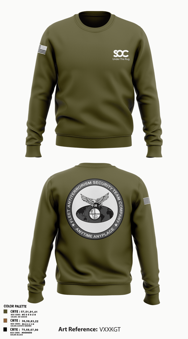 Crew Neck Sweatshirt, F.A.S.T., Marines, Teamtime, Team time, sublimation, custom sports apparel, team uniforms, spirit wear, spiritwear, sports uniforms, custom shirts, team store, custom team store, fundraiser sports, apparel fundraiser