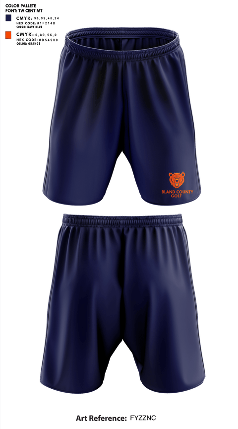 Athletic Shorts With Pockets, Bland County High School Golf, Golf, Teamtime, Team time, sublimation, custom sports apparel, team uniforms, spirit wear, spiritwear, sports uniforms, custom shirts, team store, custom team store, fundraiser sports, apparel fundraiser