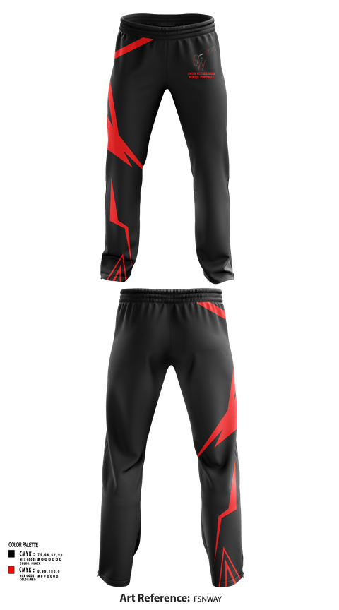 Sweatpants, Owen-Withee High School Football, Football, Teamtime, Team time, sublimation, custom sports apparel, team uniforms, spirit wear, spiritwear, sports uniforms, custom shirts, team store, custom team store, fundraiser sports, apparel fundraiser