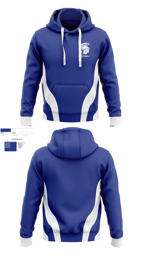 Hoodie, James B Hunt High School Football, Football, Teamtime, Team time, sublimation, custom sports apparel, team uniforms, spirit wear, spiritwear, sports uniforms, custom shirts, team store, custom team store, fundraiser sports, apparel fundraiser